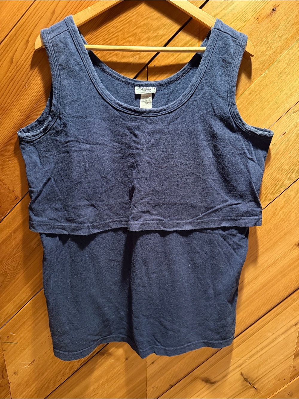 Precious Cargo made in the USA 100% Cotton Sleeveless Nursing Tank Top